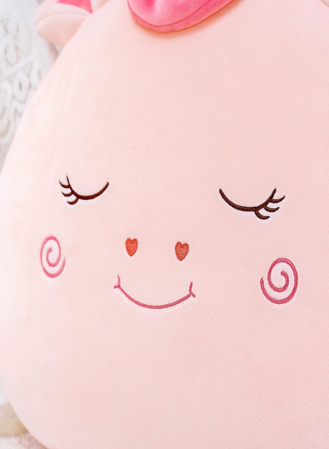 لازادا وسادة يونيكورن محشوة للأطفال من لازادا، هدية مثالية للفتيات الصغيرات، لون وردي، طول 15 بوصة - Image 5